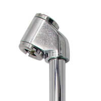 Locknflate angled dual wheel adapter tip showcasing chrome finish and durable design for easy tire inflation.