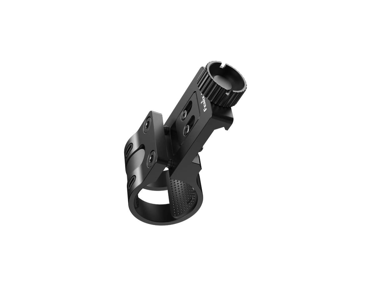Fenix ALG-15 Tactical Rail Mount for easy attachment on picatinny rails, made from durable aluminum alloy.