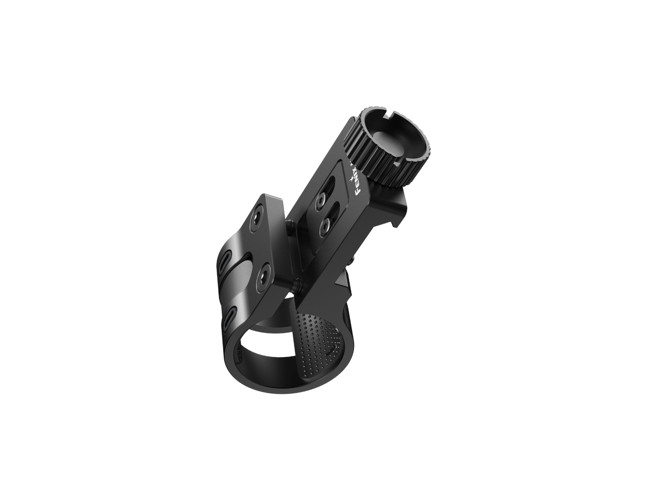 Fenix ALG-15 Tactical Rail Mount for easy attachment on picatinny rails, made from durable aluminum alloy.