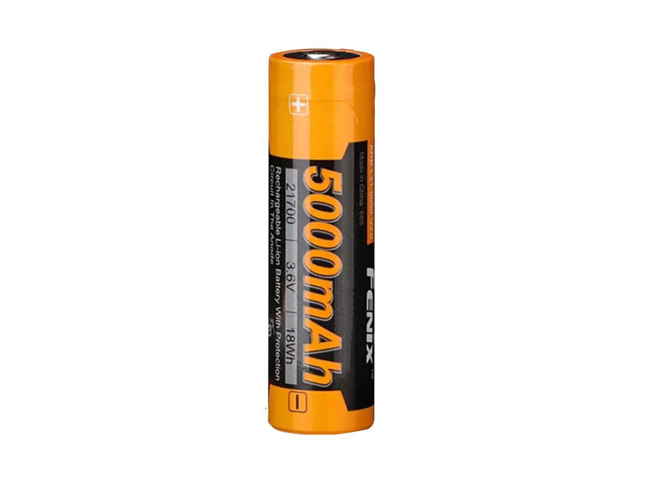 Fenix ARB-L21-5000v2 rechargeable 5000mAh 21700 Li-ion battery for extended runtime and high performance.
