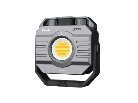 Fenix CL28R outdoor lantern with stepless brightness and color temperature adjustments, 360° handle, and magnetic base.