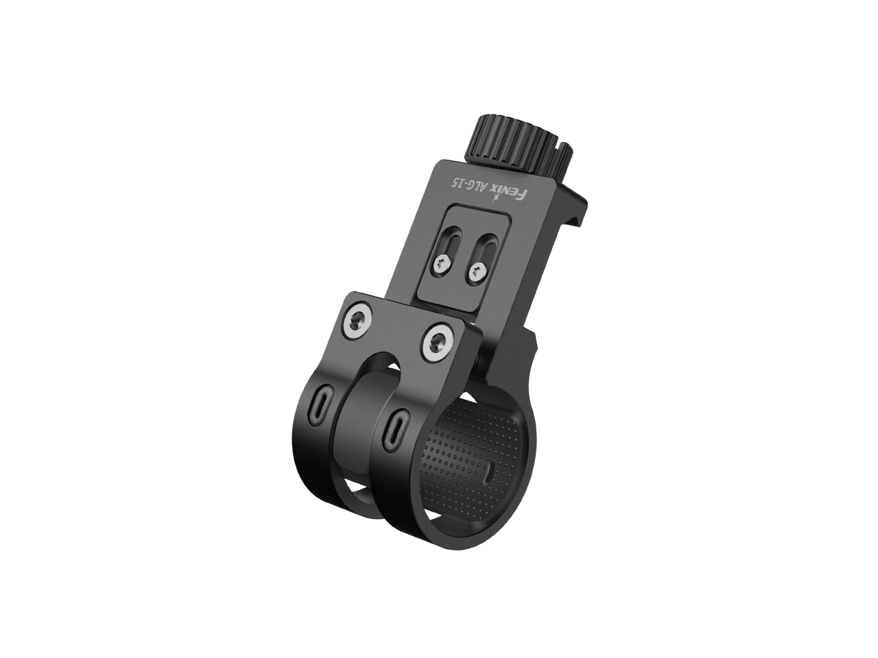Fenix ALG-15 Tactical Rail Mount with tool-free attachment and robust design for flashlights.