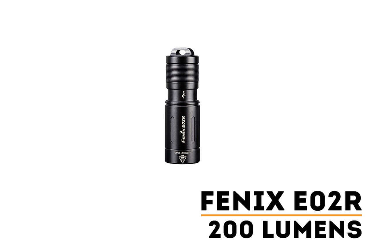 Fenix E02R Rechargeable Keychain Flashlight