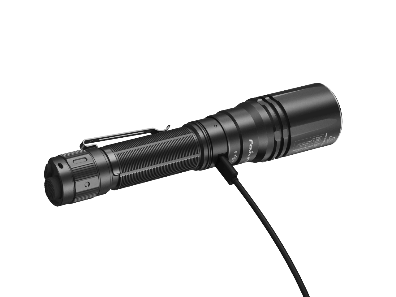 Fenix HT30R white laser flashlight with precision beam and rechargeable feature, ideal for search and rescue.