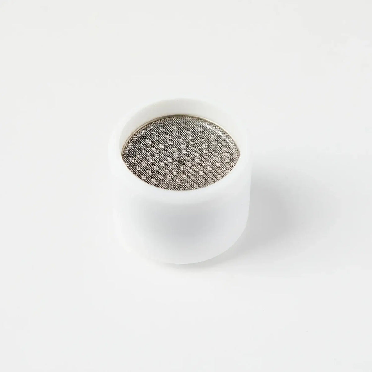 Teflon cup with a mesh screen, designed for TIG welding to ensure smooth gas flow and durability.