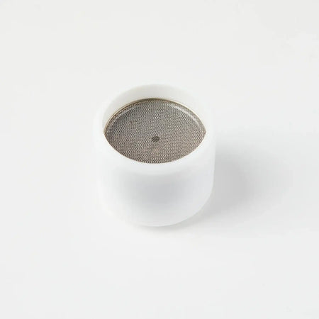 Teflon cup with a mesh screen, designed for TIG welding to ensure smooth gas flow and durability.