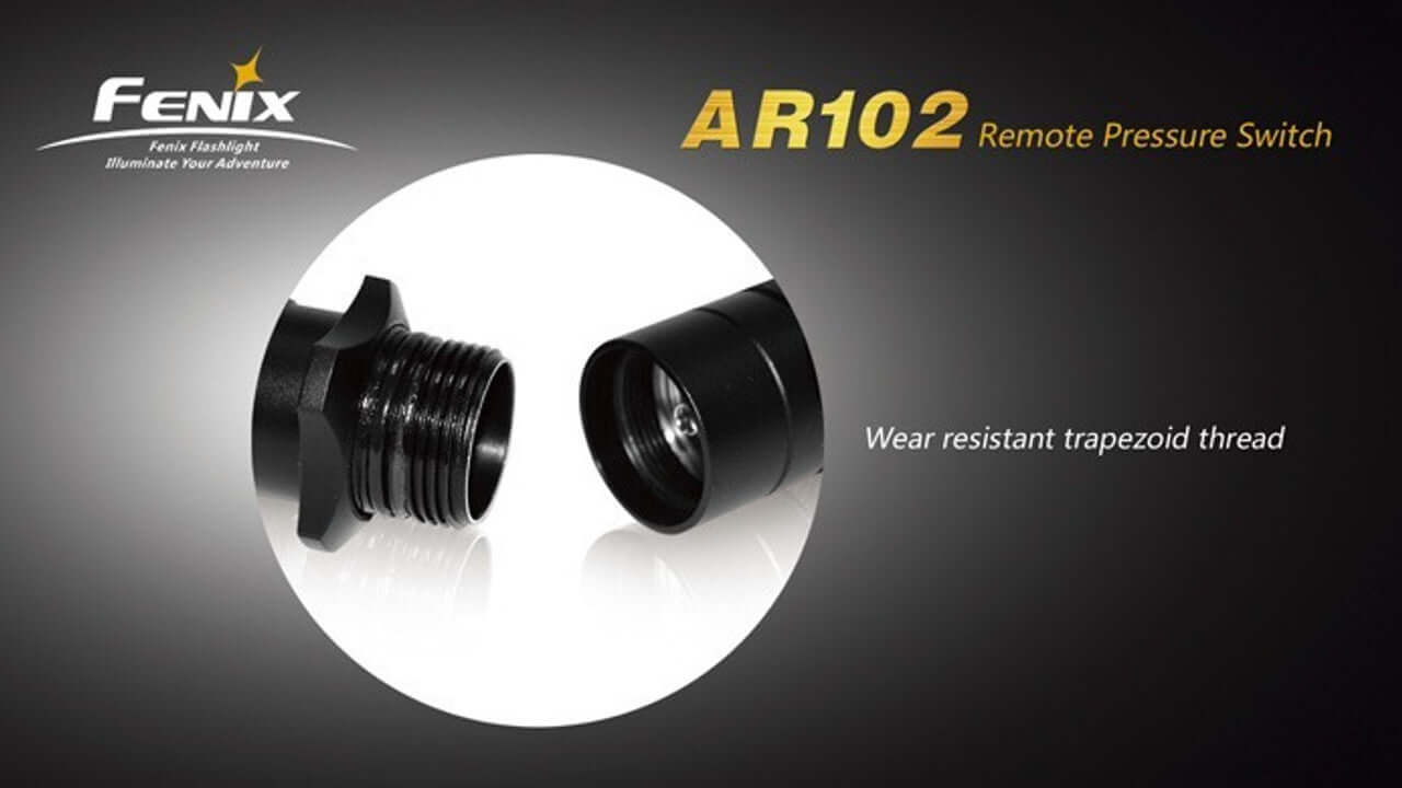 Fenix AR102 Remote Pressure Switch with wear-resistant trapezoid thread for reliable performance