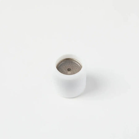 Teflon welding nozzle with mesh tip designed for durable, smooth gas flow and weld pool precision.