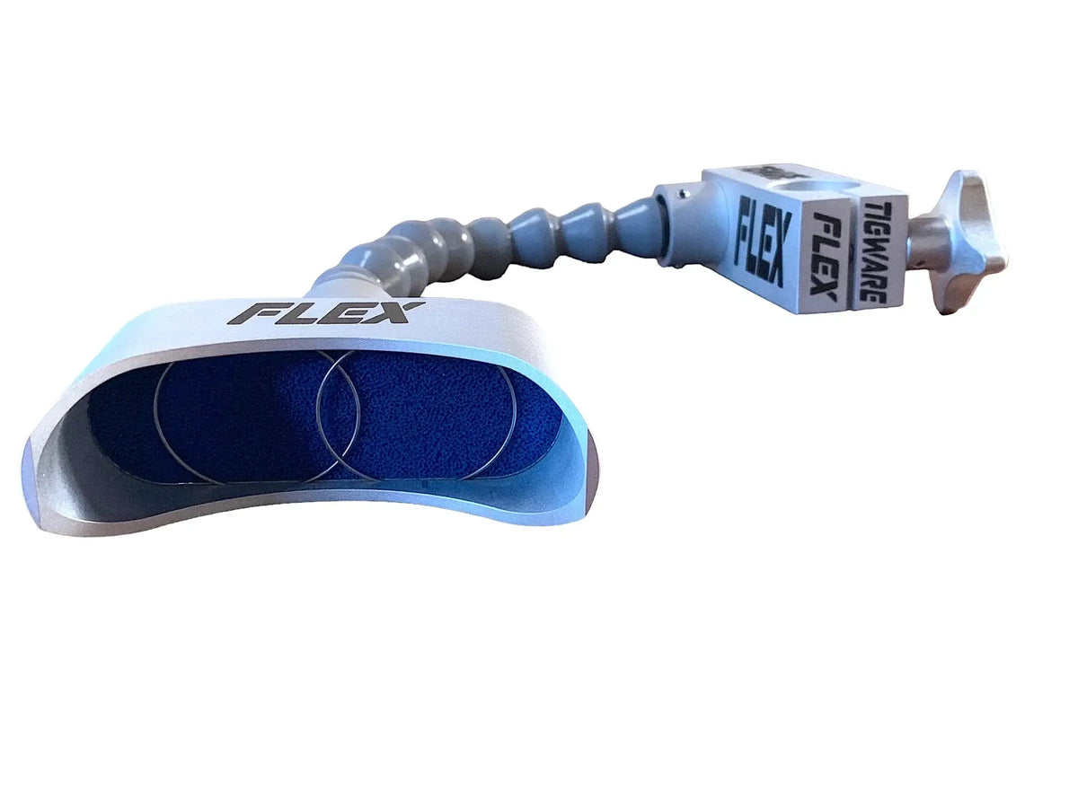 FLEX-BLOK unit for TIG Steady, designed for optimal ARGON shielding and easy regulator connection.