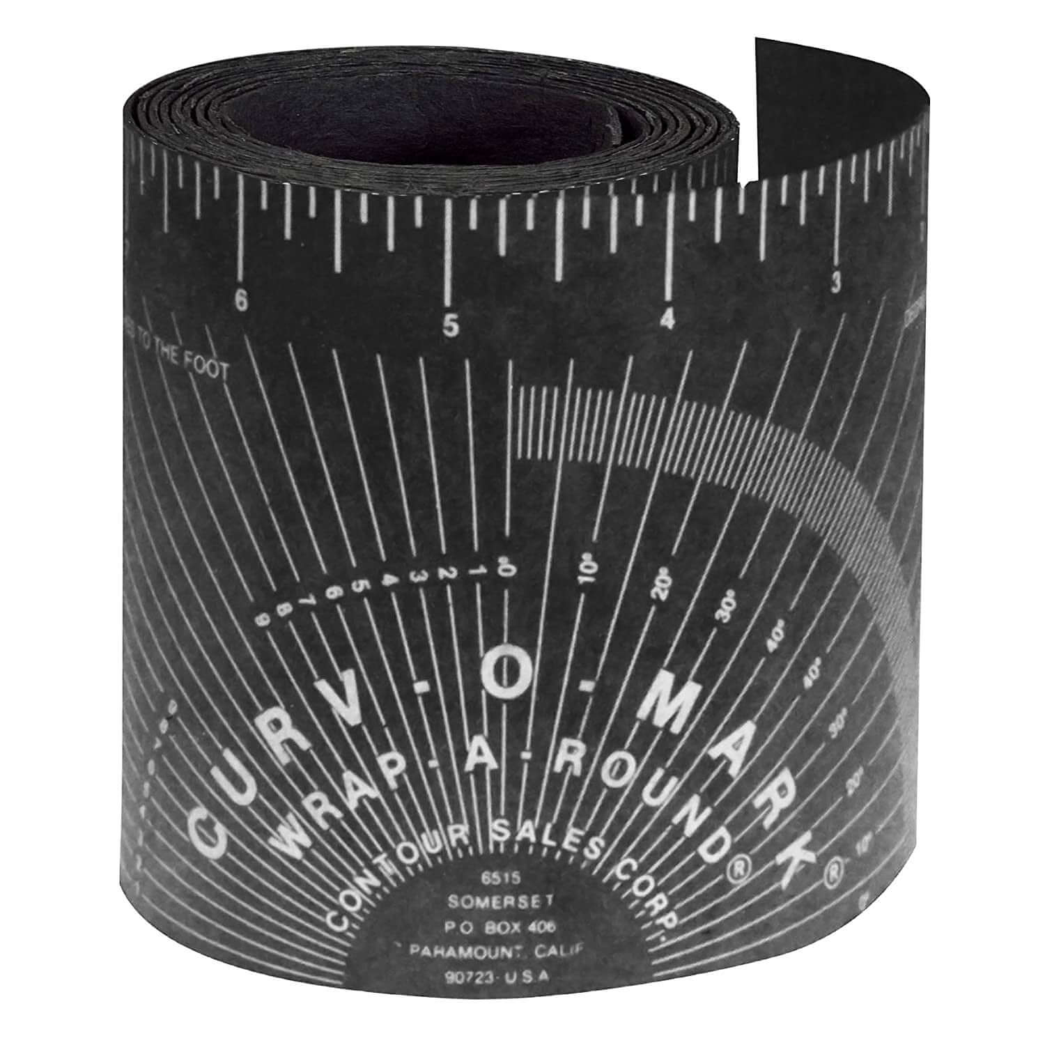 Wrap A Round pipe measuring tool, flexible heat-resistant material, used for marking straight lines and edges.