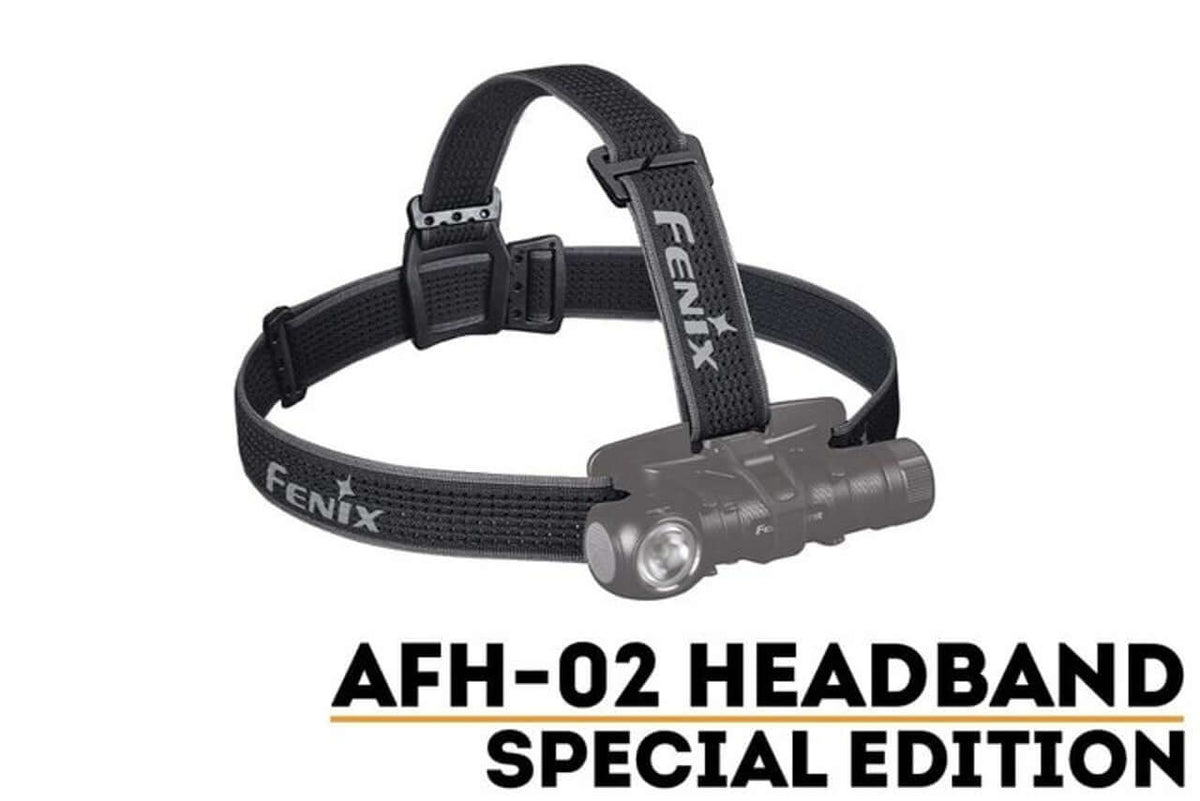 Fenix AFH-02 Special Edition headband designed for versatility with Fenix headlamps, showcasing durability and comfort.