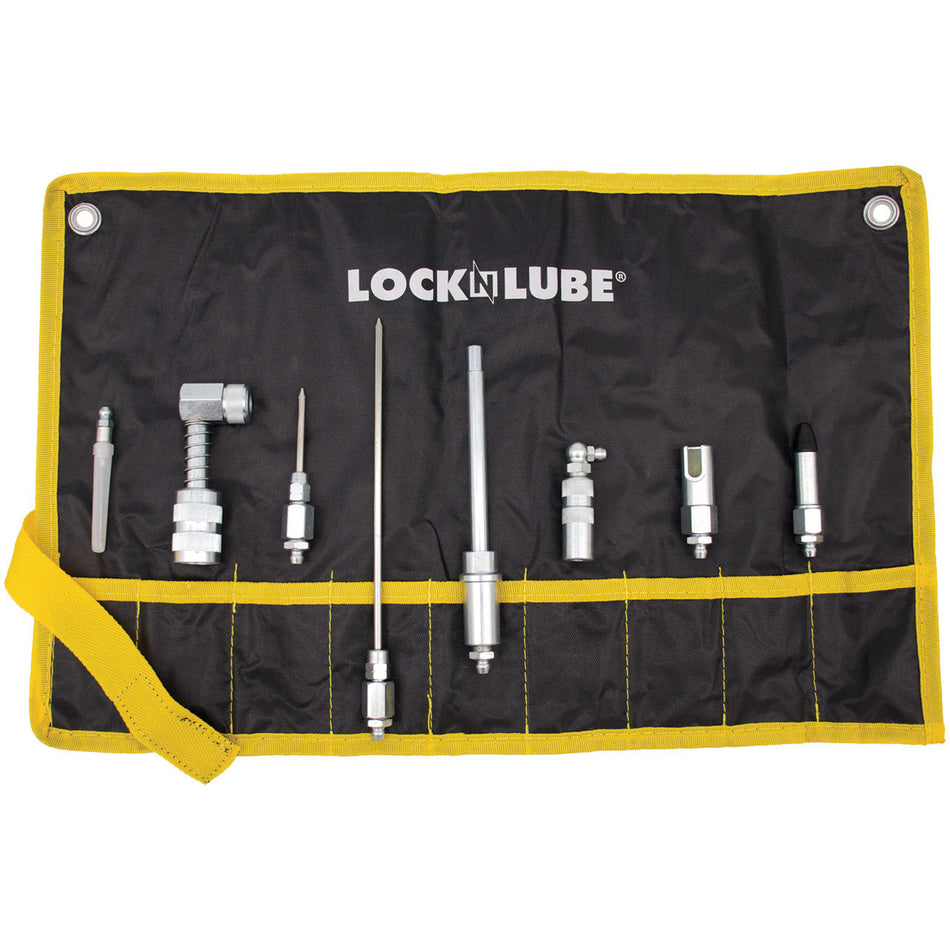 8-PIECE QUICK CONNECT GREASING ACCESSORY KIT