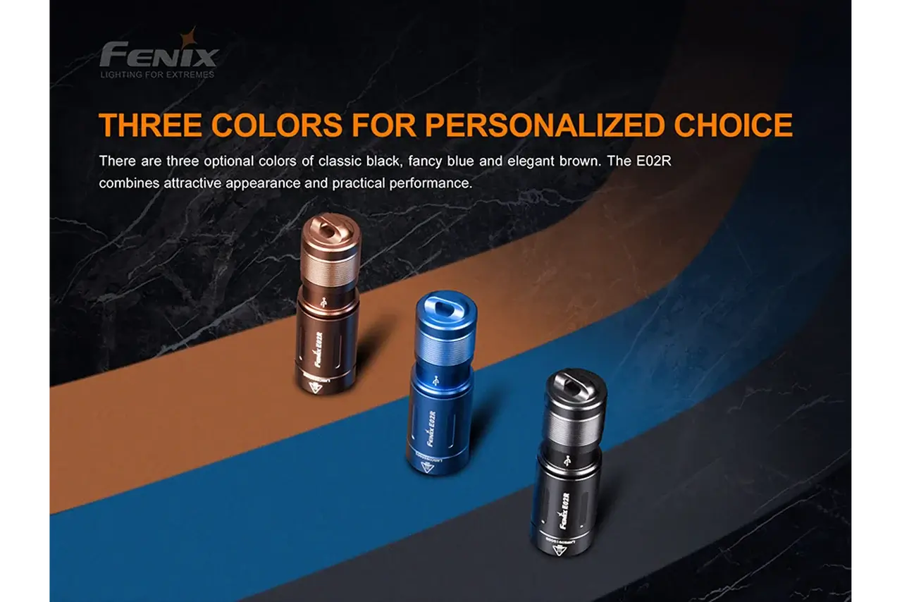 Fenix E02R Keychain Flashlight