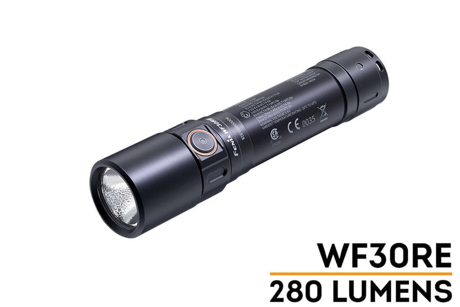 Fenix WF30RE Intrinsically Safe Flashlight - 280 Lumens