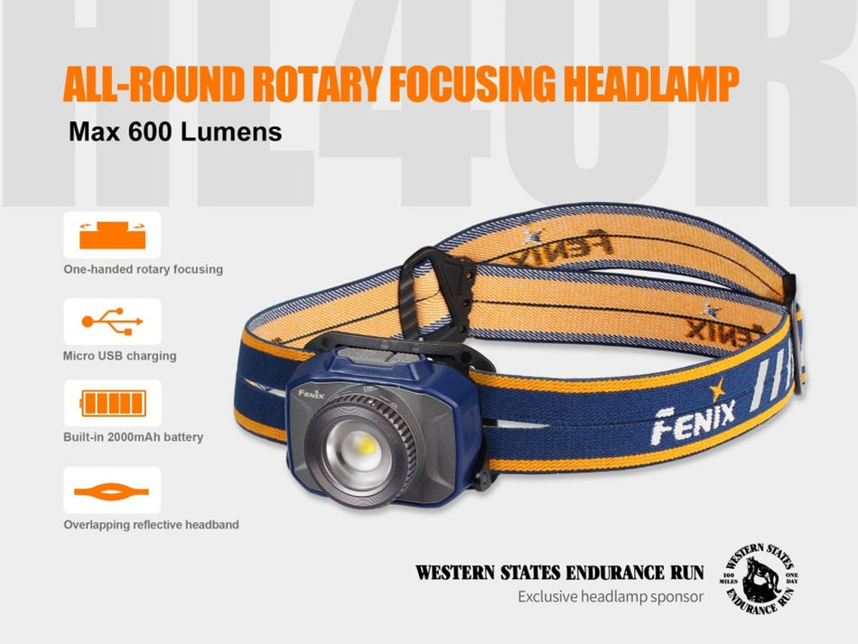 Fenix HL40R Rechargeable Focus-beam Headlamp