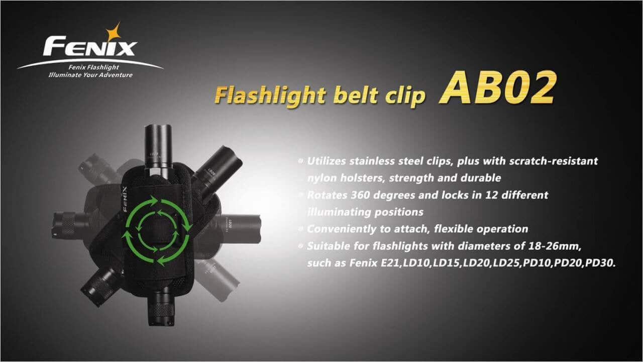 fenix flashlight belt clip ab02 Fenix AB02 Belt Clip