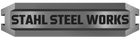 Stahl Steel Works die cut sticker featuring sleek metallic design and bold typography.