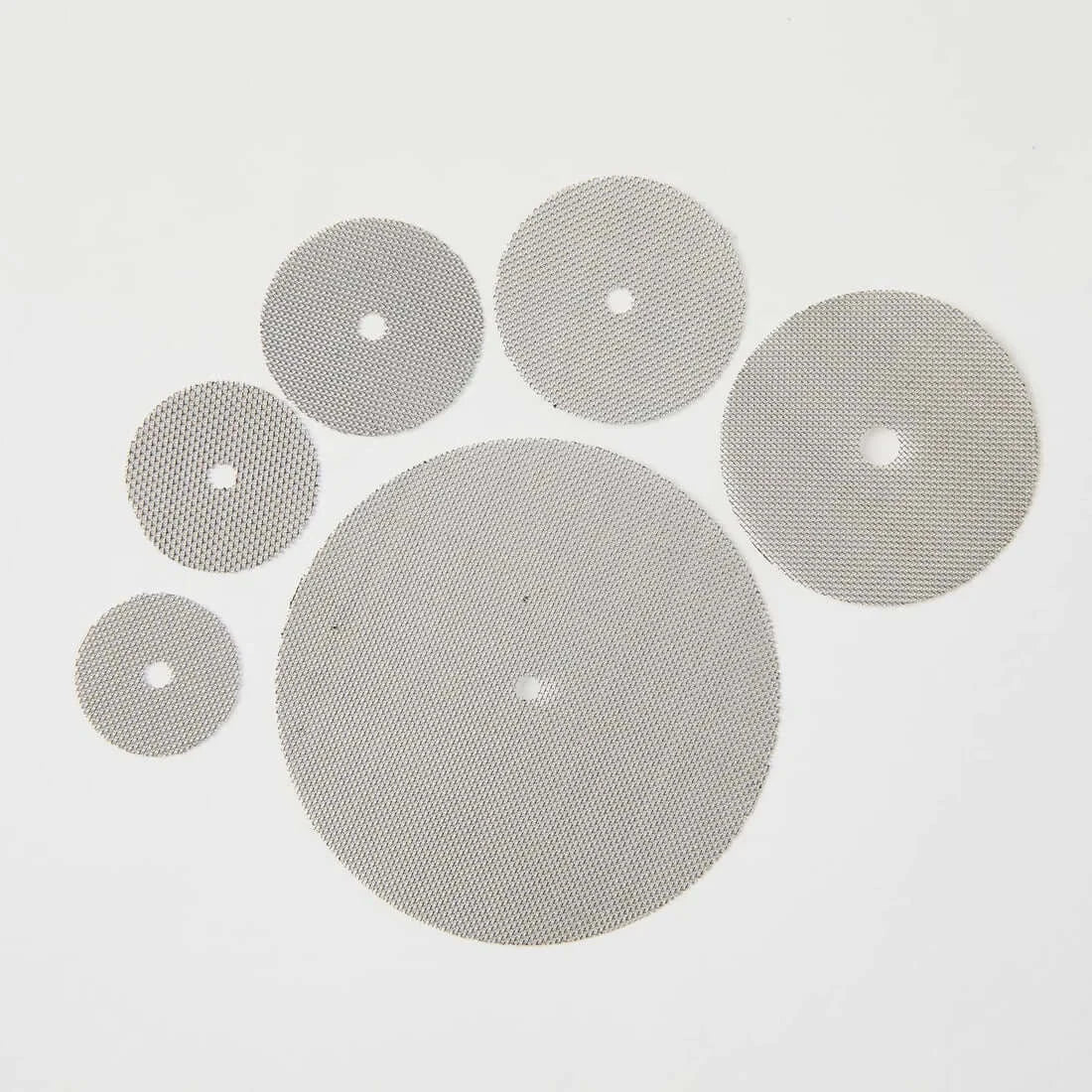 Replacement diffuser mesh kit by TIGWARE with six spare mesh pieces in various sizes.